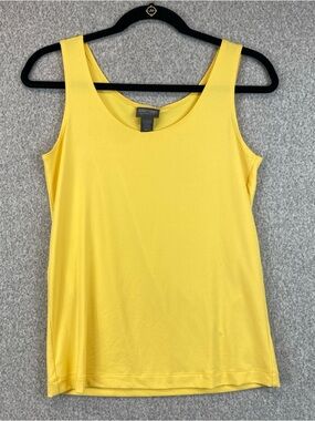 Chico's Yellow Sleeveless Tank Top  Size 0 (S) Soft Stretchy Casual cheerful
